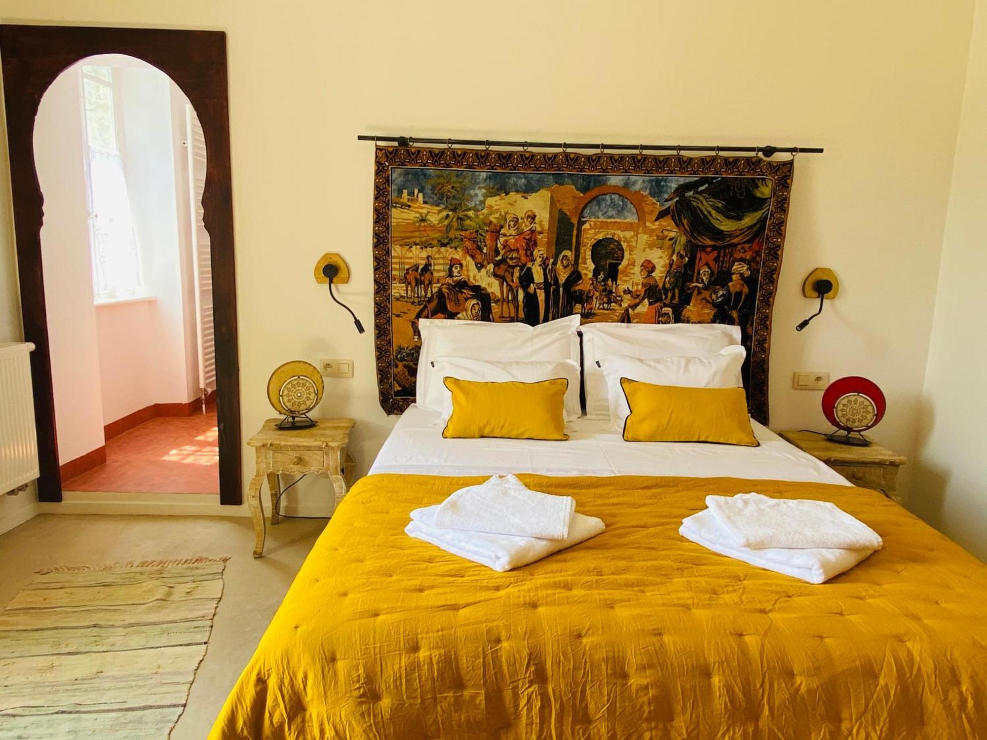 Bed and Breakfast Aux Berges Du Libre Felines-Termenes Habitación foto